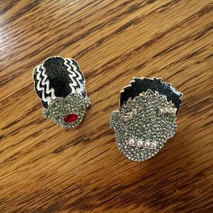 Baublebar Halloween Frankenstein earrings NWOT